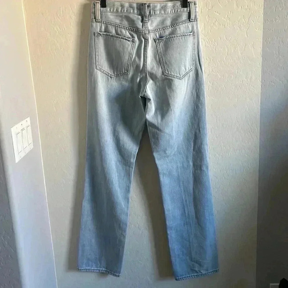 Favorite Daughter The Tommy Mid Rise Boyfriend Distressed Denim Jeans 24 - Picture 5 of 7